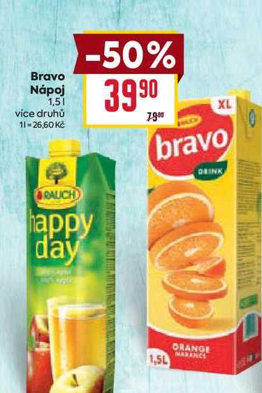 Bravo Nápoj 1,5l 