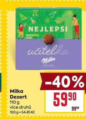 Milka Dezert 110 g 