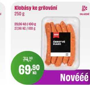 Klobásy ke grilování 250 g 