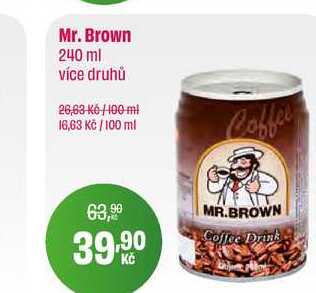 Mr. Brown Ledová káva 240ml