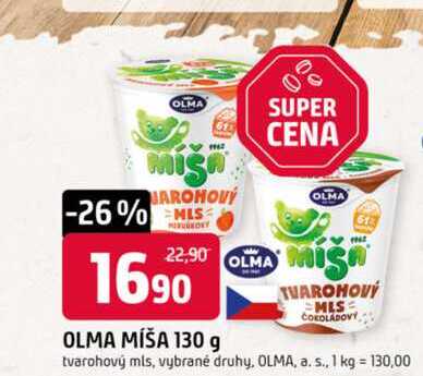 OLMA MÍŠA 130 g