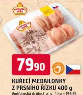 KUŘECÍ MEDAILONKY Z PRSNÍHO ŘÍZKU 400 g 