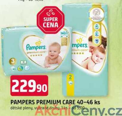 Pampers Premium Care dětské pleny 40-46 ks