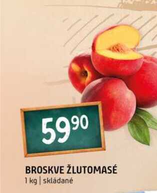 Broskve žlutomasé 1kg