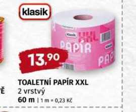 Toaletní papír 2 vrstvy