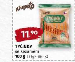 Tyčinky se sezamem 100g