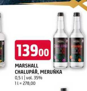 Marshall chalupář meruńka 0,5l vol. 35% 