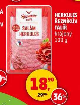 HERKULES ŘEZNÍKŮV TALÍŘ krájený, 100 g