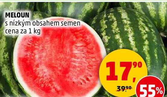 MELOUN s nízkým obsahem semen, 1 kg