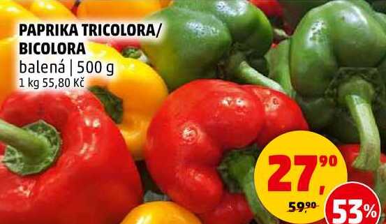 PAPRIKA TRICOLORA/ BICOLORA balená, 500 g