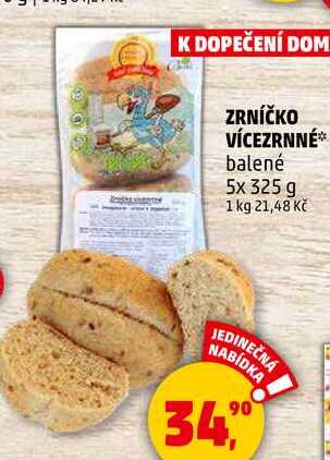 ZRNÍČKO VÍCEZRNNÉ balené, 5x 325 g 