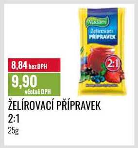 ŽELÍROVACÍ PŘÍPRAVEK 2:1 25g 