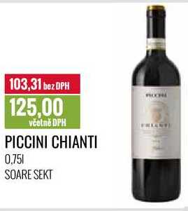 PICCINI CHIANTI 0,75l