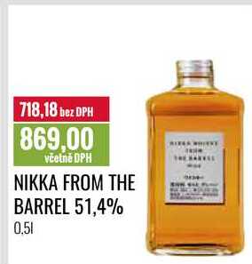 NIKKA FROM THE BARREL 51,4% 0,5l
