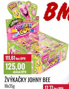 ŽVÝKAČKY JOHNY BEE 18x35g