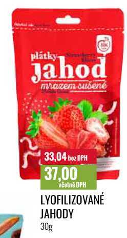 LYOFILIZOVANÉ JAHODY 30g 