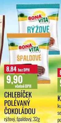 CHLEBÍČEK POLÉVANÝ ČOKOLÁDOU 32g 