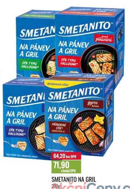 SMETANITO NA GRIL 200g 