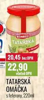 TATARSKÁ OMÁČKA s feferony, 220ml 
