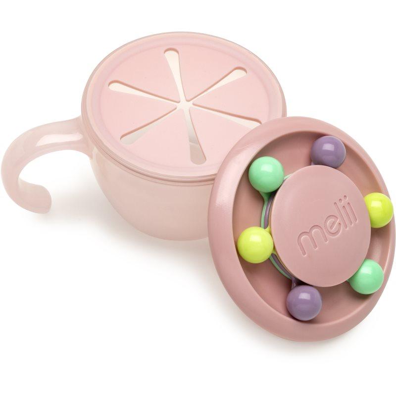 Melii Abacus Snack Container miska na svačinku Pink 200 ml