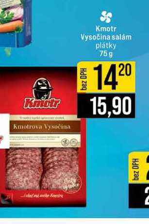 Kmotr Vysočina salá plátky 75g