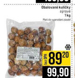 Obalované kuličky sýrové 1 kg