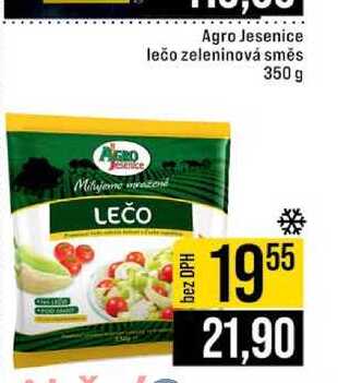 Agro Jesenice lečo zeleninová směs 350 g 