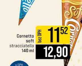 Cornetto soft stracciatella 140 ml 