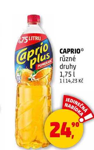 CAPRIO různé druhy, 1,75 l