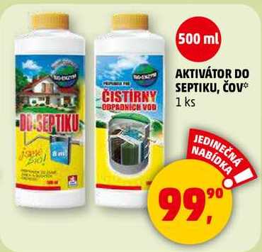AKTIVÁTOR DO SEPTIKU, ČOV, 1 ks 