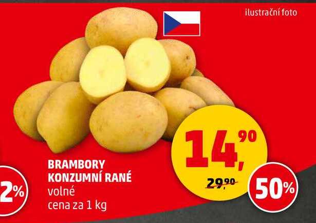 BRAMBORY KONZUMNÍ RANÉ, 1 kg 