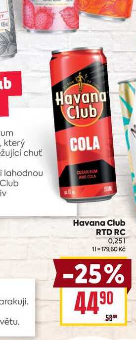 Havana Club RTD RC 0,25l