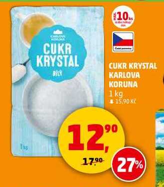 CUKR KRYSTAL KARLOVA KORUNA, 1 kg 
