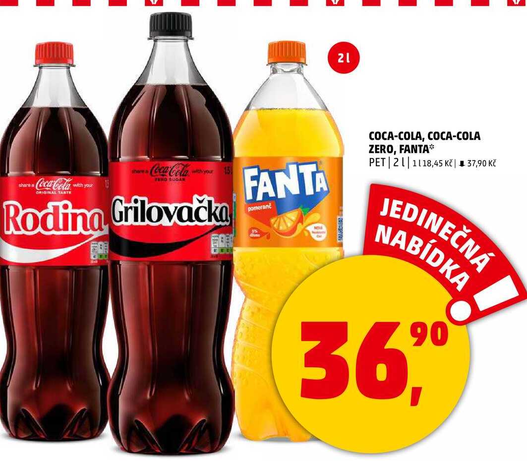 COCA-COLA ZERO, 2 l 