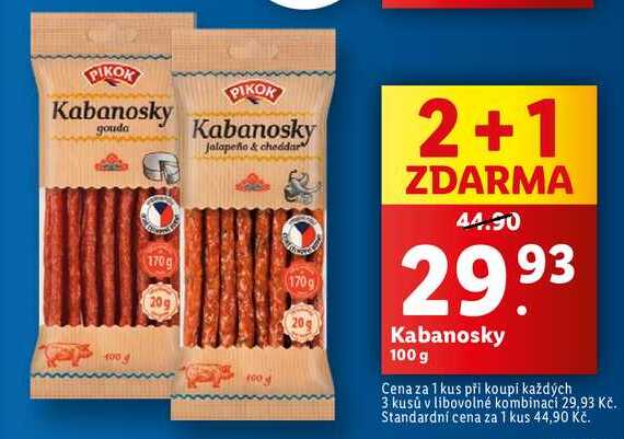 Kabanosky, 100 g 