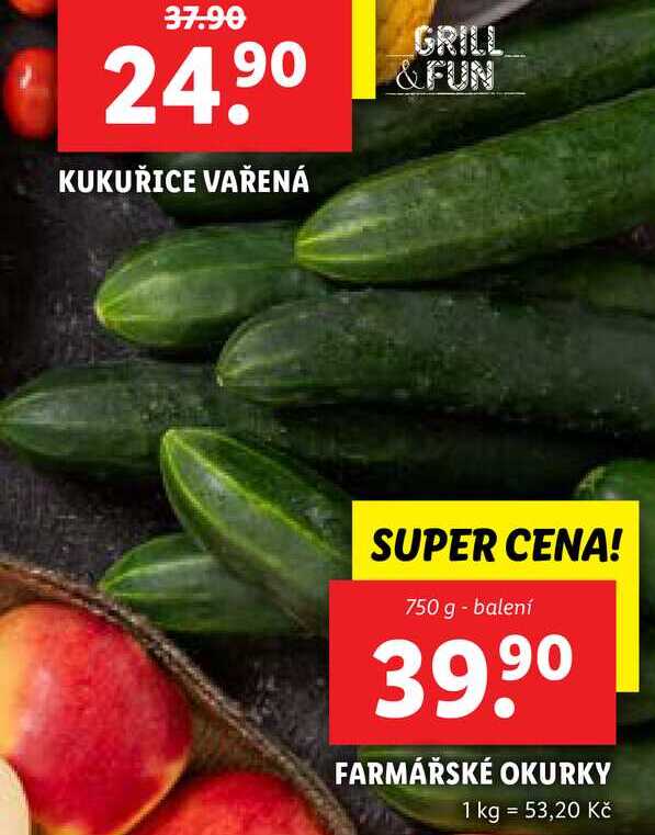 FARMÁŘSKÉ OKURKY, 750 g