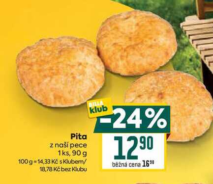 Pita z naší pece 1ks, 90 g 