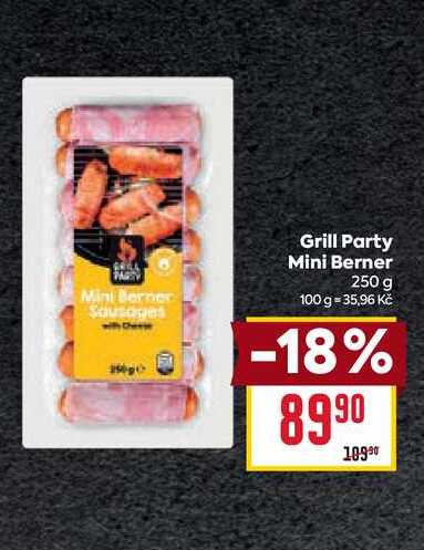 Grill Party Mini Berner 250 g 