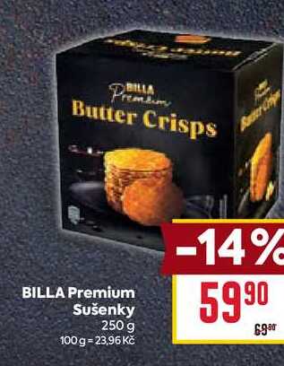 BILLA Premium Sušenky 250 g