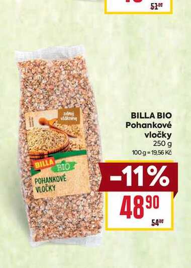 BILLA BIO Pohankové vločky 250 g