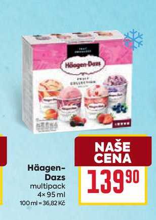 Häagen- Dazs multipack 4x 95 ml