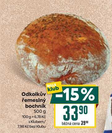 Odkolkův řemeslný bochník 500 g