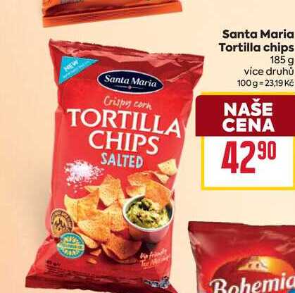 Santa Maria Tortilla chips 185g 