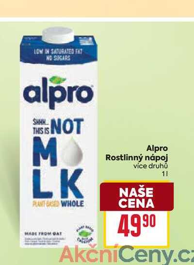 Alpro Rostlinný nápoj 1l