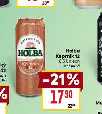 Holba Keprník 12 0,51, plech 