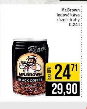 Mr.Brown ledová káva různé druhy 0,24l