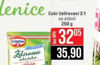 Cukr želírovací 3:1 se stévií 250 g 
