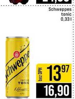 Schweppes tonic 0,33l