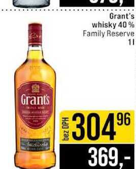 Grant's whisky 40% Family Reserve 1l