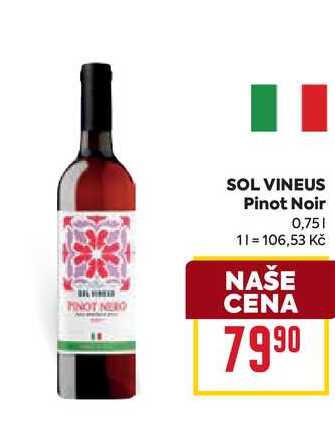 SOL VINEUS Pinot Noir 0,75l